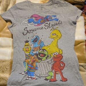 Sesame Street Heather Gray T-Shirt